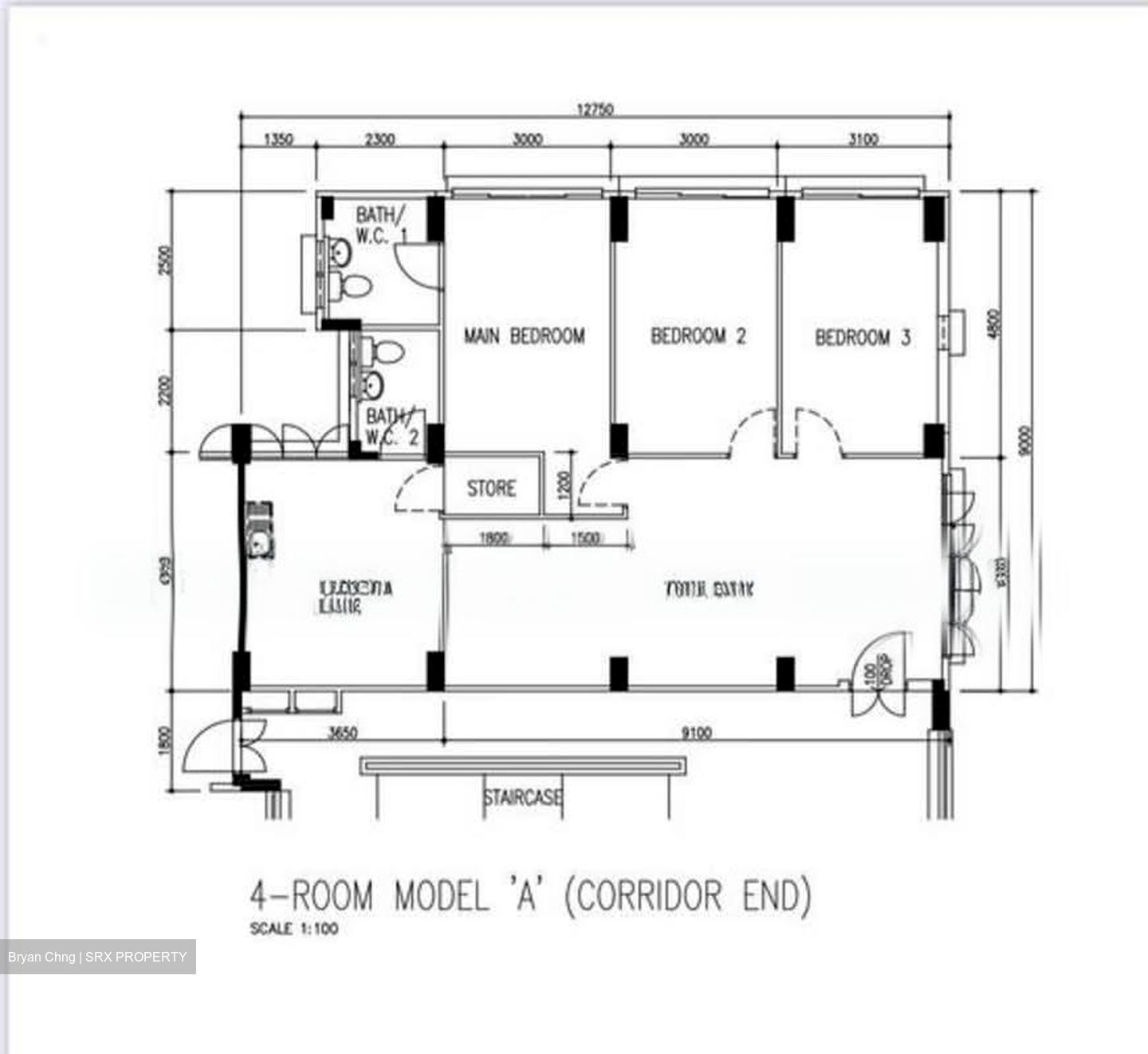 Blk 352 Choa Chu Kang Central (Choa Chu Kang), HDB 4 Rooms #541965961